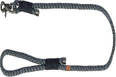 Pavadėlis Trixie Soft Rope 1984001, juodas/pilkas, 1 m x 10 mm