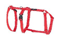Reguliuojamos petnešos šunims Amiplay Safety Reflective, raudona, 350 - 550 mm x 15 mm, M