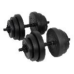 Svarmenų rinkinys Tunturi Vinyl Dumbbellset, 28 kg