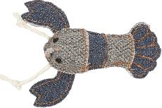 Minkštas žaislas katėms Barry King Lobster 16005, pilkas, 12 cm