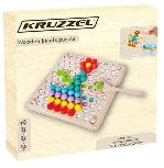 Medinė dėlionė Kruzzel Beads, 5.5 cm, įvairių spalvų