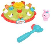 Žaidimas, triušis Cute Pet Hammer Radish, 9 cm, įvairių spalvų