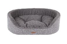 Gyvūno guolis Amiplay Elipsa 2 in 1 ECO Malmo Bed, pilkas, M