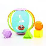 Formelių rūšiuoklė, kamuolys B-kids, 14 cm, įvairių spalvų