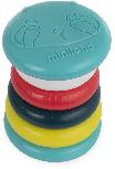 Edukacinė piramidė Miniland Stack & Roll Rings, 17 cm, įvairių spalvų, 6 vnt.