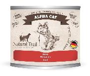 Šlapias kačių maistas Natural Trail Alpha Cat, jautiena, 0.2 kg