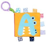 Knygelė K's Kids ABC Crinkling, įvairių spalvų