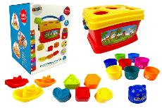 Formelių rūšiuoklė Lean Toys Baby 0, 15 cm, įvairių spalvų, 18 vnt.