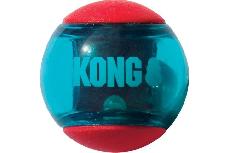 Žaislas šuniui Kong Squeezz Ball 520481, 6.4 cm, Ø 6.4 cm, mėlynas/raudonas, M
