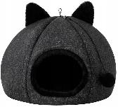 Guolis-namelis gyvūnui Doggy Kitty Head KITCZA4, juoda, 40 cm x 40 cm