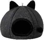 Guolis-namelis gyvūnui Doggy Kitty Head KITCZA4, juoda, 45 cm x 45 cm
