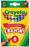 Kreidelės Crayola, 8 vnt.
