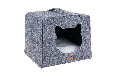 Guolis-namelis gyvūnui Amiplay Hygge, pilka, 36 cm x 38 cm