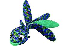 Žaislas šuniui Kong Wubba Finz Fish 519807, 34 cm, mėlynas/žalias, L
