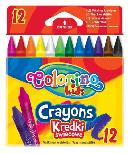 Kreidelės, vaškinės Colorino 13314PTR, 12 vnt.