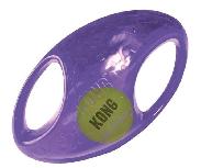 Žaislas šuniui Kong Jumbler Football, 18 cm, violetinis, M/L