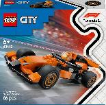 Konstruktorius LEGO® City F1® vairuotojas su McLaren lenktyniniu automobiliu 60442, 86 vnt.