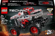 Konstruktorius LEGO® Technic Monster Jam™ ThunderROARus™ su spyruokliniu mechanizmu 42200, 232 vnt.