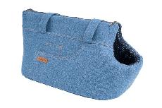 Gyvūnų vežimo krepšys Amiplay Denim, 35 cm x 21 cm x 24 cm, S