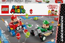 Konstruktorius LEGO® Super Mario Mario Kart™ – Baby Mario prieš Baby Luigi 72034, 321 vnt.