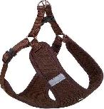 Reguliuojamos petnešos šunims Nobby Mesh Reflect, ruda, 480 - 560 mm x 15 mm, M