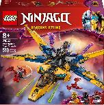 Konstruktorius LEGO® Ninjago Raso ir Arino audros superlėktuvas 71833, 510 vnt.