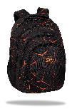 Mokyklinė kuprinė CoolPack Coolpack_4 Lava, juoda/oranžinė, 36 cm x 20 cm x 48 cm