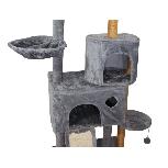 Kačių draskyklė su nameliu Cat House with Sleeping Area, 60 cm x 40 cm x 150 cm