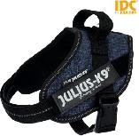 Petnešos šunims Trixie Julius-K9 Jeans, mėlyna/juoda, 490 - 670 mm x 490 mm, M