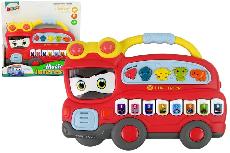 Vaikiškas pianinas, gaisrinė Lean Toys Music Interest