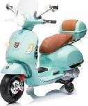 Vaikiškas elektrinis motociklas Milly Mally Vespa GTS, mint