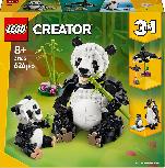 Konstruktorius LEGO® Creator 3in1 Laukiniai gyvūnai: pandų šeima 31165, 626 vnt.
