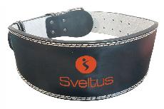Sunkiosios atletikos diržas Sveltus, juoda, 105 cm