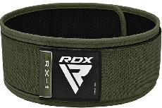 Sunkiosios atletikos diržas RDX RX1 WBS-RX1AG-S, žalia, S