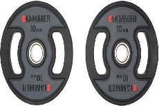 Diskinis svoris Hammer, 10 kg x 2 vnt.