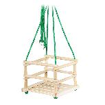Medinės sūpynės vaikams HD, 33.2 cm, 5 cm, šviesiai ruda