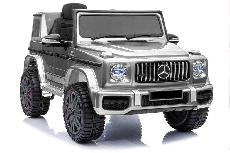Vaikiškas elektromobilis Lean Toys Mercedes G63, sidabro