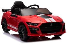 Vaikiškas elektromobilis Lean Cars Ford Mustang GT500 Shelby, raudona