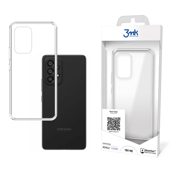 Telefono dėklas 3MK Clear Case for Samsung Galaxy A53 5G, Samsung Galaxy A53 5G, skaidri sp.