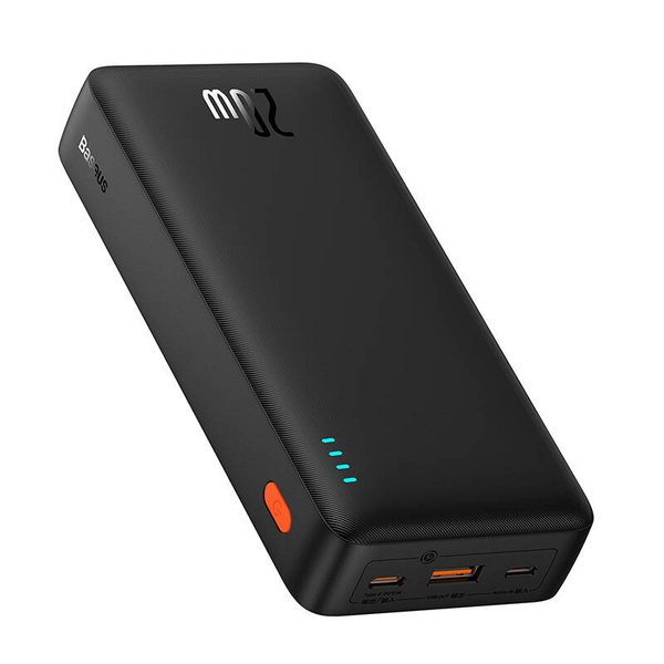 Nešiojamas įkroviklis (Power bank) Baseus Airpow, 20000 mAh, 20 W, juoda sp.