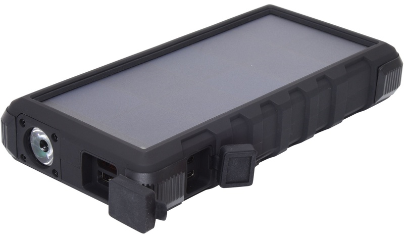 Nešiojamas įkroviklis (Power bank) Sandberg Outdoor Solar, 24000 mAh, juoda sp.