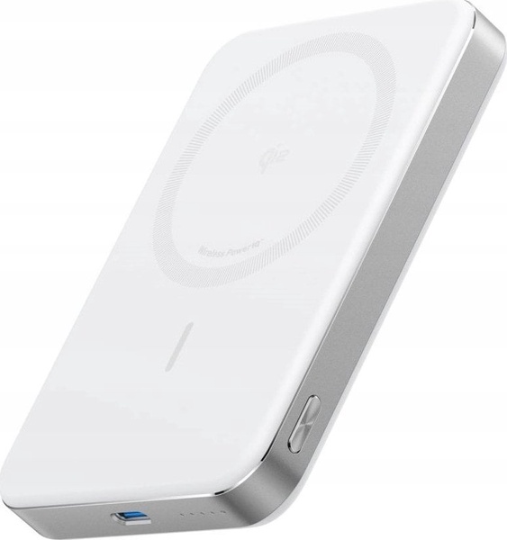 Nešiojamas įkroviklis (Power bank) Anker MagGo, 10000 mAh, 15 W, balta sp.