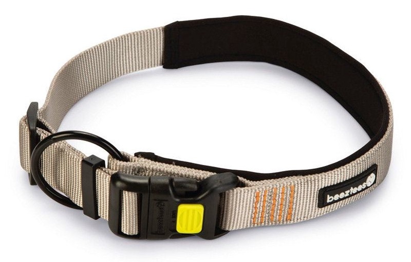 Antkaklis šunims Beeztees Parinca Premium, šviesiai pilka sp., 300 - 350 mm x 20 mm, 30-35
