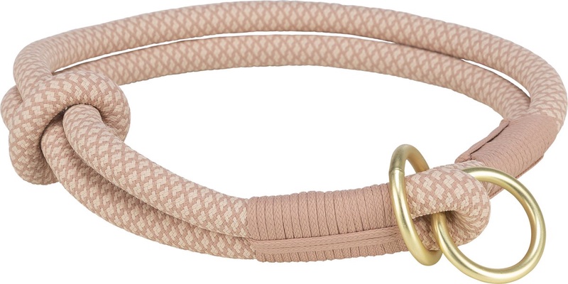 Antkaklis šunims Trixie Soft Rope, rožinė sp./šviesiai rožinė sp., 300 mm x 10 mm, XS/S