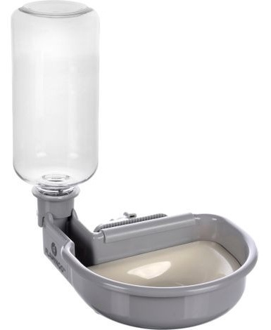 Girdykla šunims Flamingo Diza, 0.48 l, 14.9 cm x 18.5 cm x 23 cm, pilka sp.