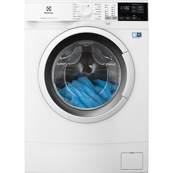 Skalbimo mašina Electrolux 600 serija „PerfectCare“ EW6SM404W, 4 kg, balta sp.