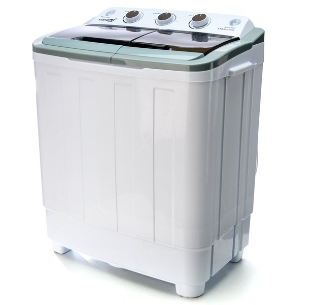 Skalbimo mašina Standart XPB46-1298S, 4 kg, mėlyna sp./balta sp.