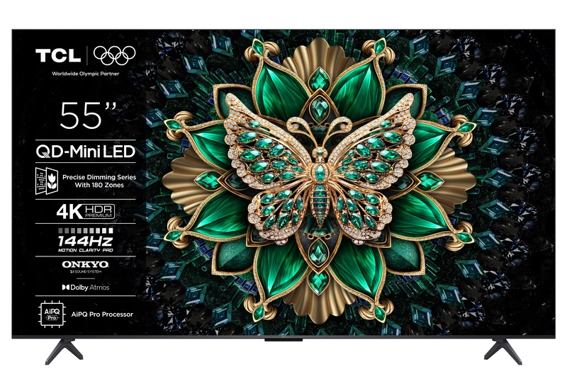 Televizorius TCL C6K 55C6K, 55 ", 4K QLED