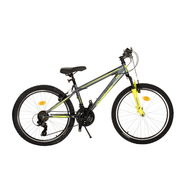 Dviratis kalnų Outliner, 24 ", juoda sp./geltona sp.