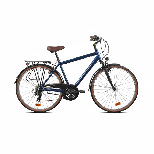 Dviratis miesto Outliner, 28 ", juoda sp./tamsiai pilka sp.